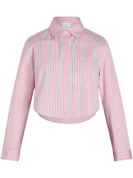 PATOU Men's Striped Cropped Shirt - SS25 Collection