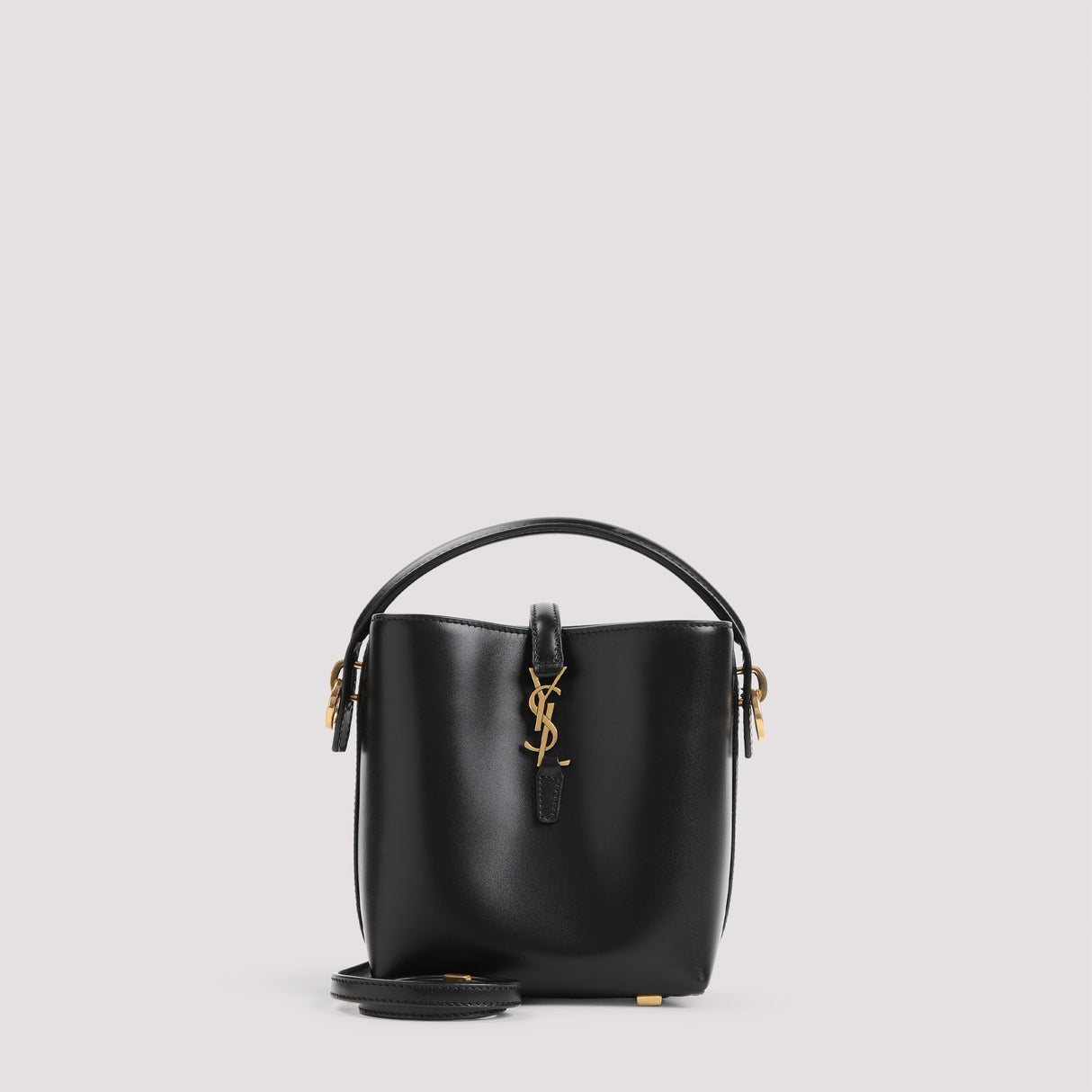 SAINT LAURENT Mini 37 Leather Shoulder Handbag