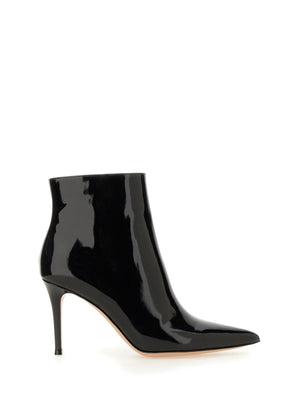 GIANVITO ROSSI Elegant Patent Leather Ankle Boot