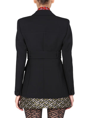 VERSACE Women's Mini Jacket with Medusa Button