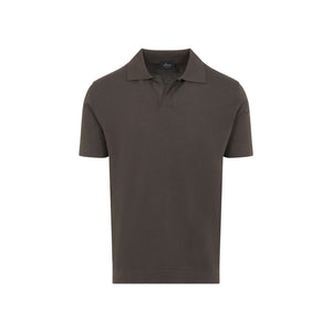 BRIONI Men's Cotton-Silk Polo Shirt