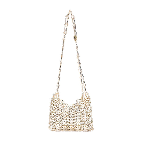 RABANNE Mini Brass Clutch Bag - 16cm x 11.5cm x 2.5cm