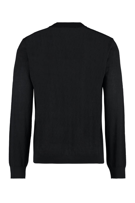 VERSACE Silk and Cotton Blend Sweater