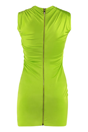 VERSACE Draped Front Mini Dress