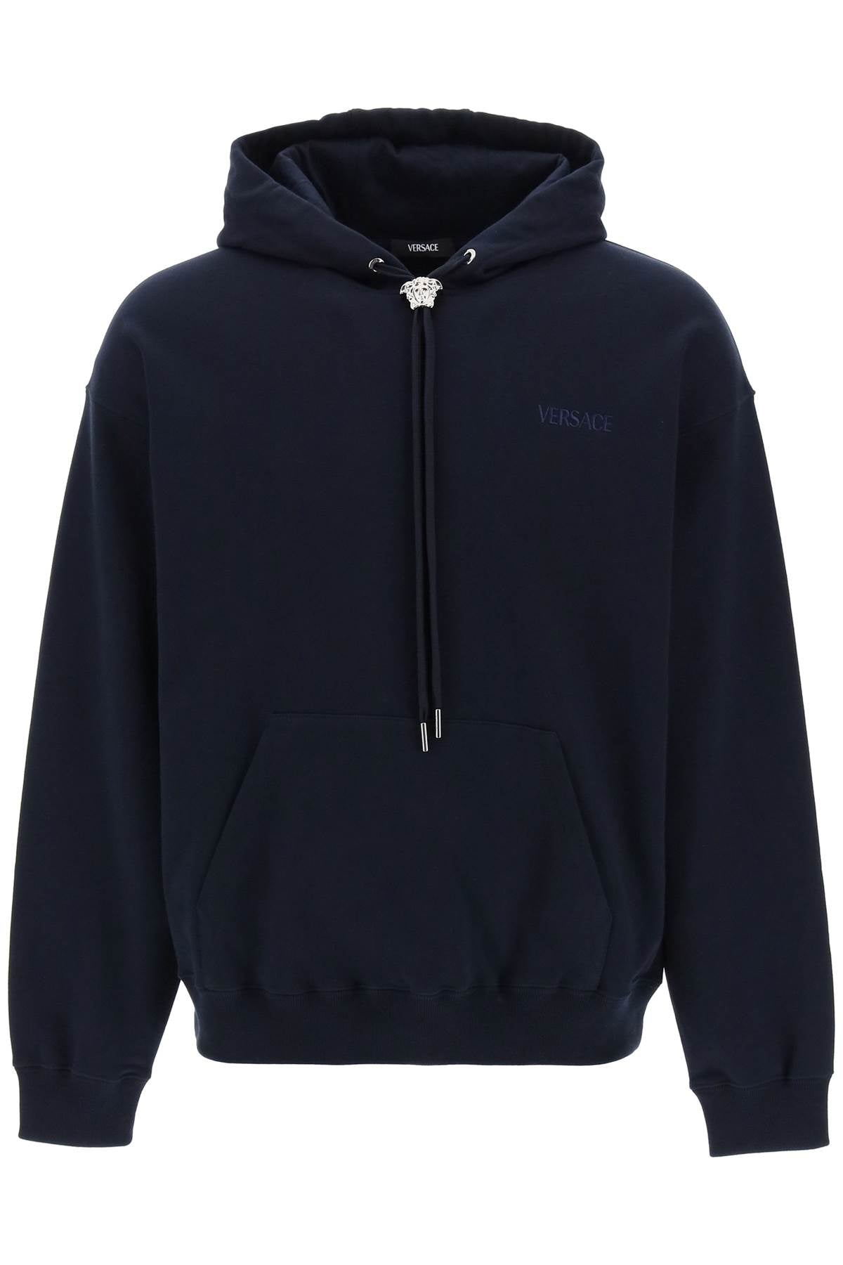 VERSACE Mitchel Fit Cotton Hoodie for Men