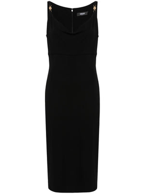 VERSACE Medusa Slim Fit Midi Dress - Size 40