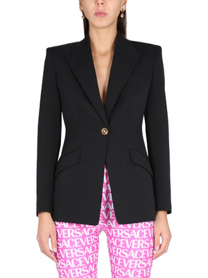 VERSACE Single-Breasted Mini Jacket - Regular Fit