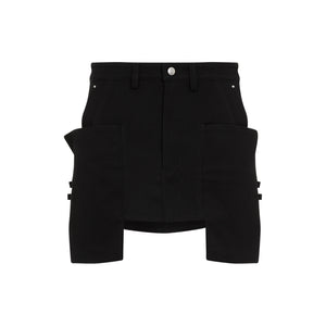 RICK OWENS Ultra-Modern Mini Skirt