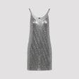 RABANNE Sleek Aluminium Mini Dress