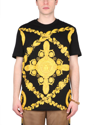 VERSACE Heritage Jellyfish Print T-Shirt for Men