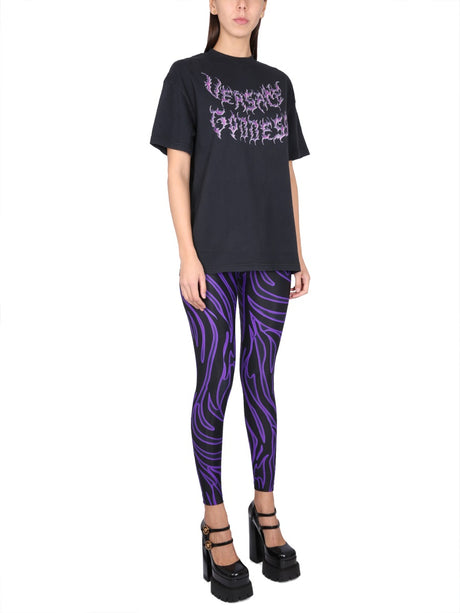 VERSACE Goddess Oversized T-Shirt - Women's SS23 Collection