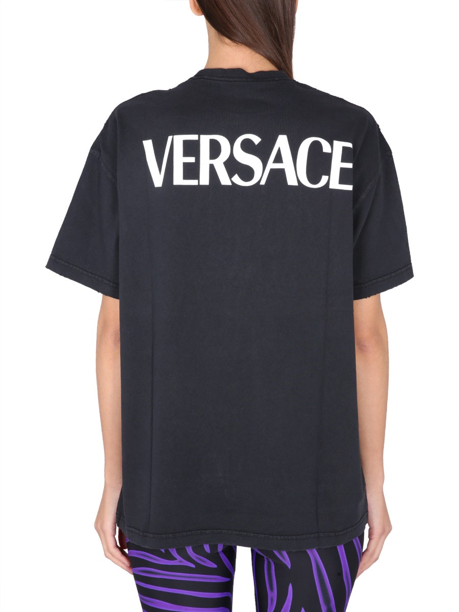 VERSACE Goddess Oversized T-Shirt - Women's SS23 Collection