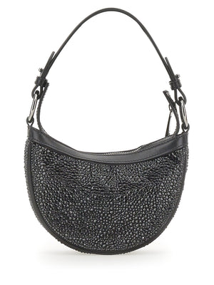 VERSACE Mini Hobo Handbag with Crystals