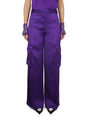 VERSACE Elegant Duchesse Pants with Concealed Closure