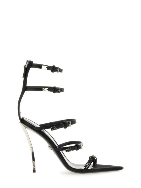 VERSACE Elegant Pin-Point Stiletto Heel Sandal - 11 cm