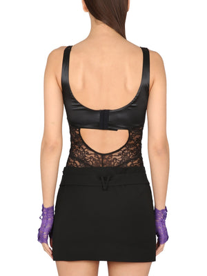 VERSACE Luxe Lace Body with Round Neckline