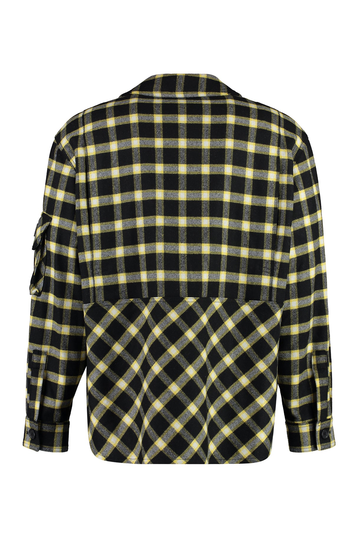 VERSACE Wool Blend Overshirt for Men