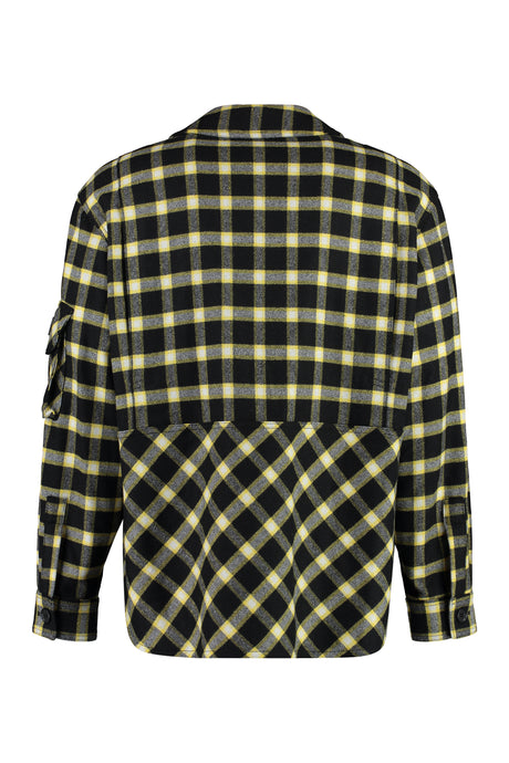 VERSACE Wool Blend Overshirt for Men