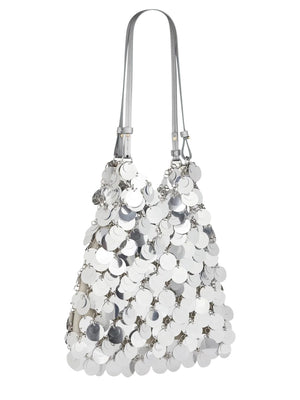 RABANNE Mini Sparkle Shoulder Handbag