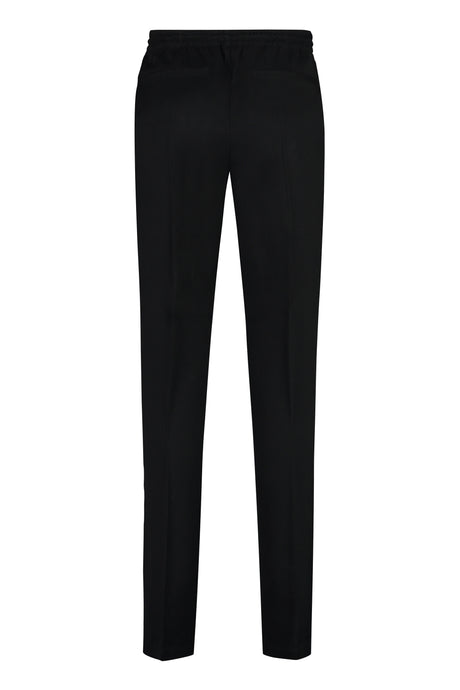 VERSACE Stretch Viscose Trousers with Drawstring Waist - FW23