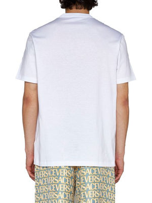 VERSACE Embroidered Cotton T-Shirt