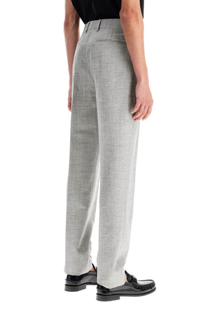 VERSACE Sleek Tailored Wool Cigarette Pants