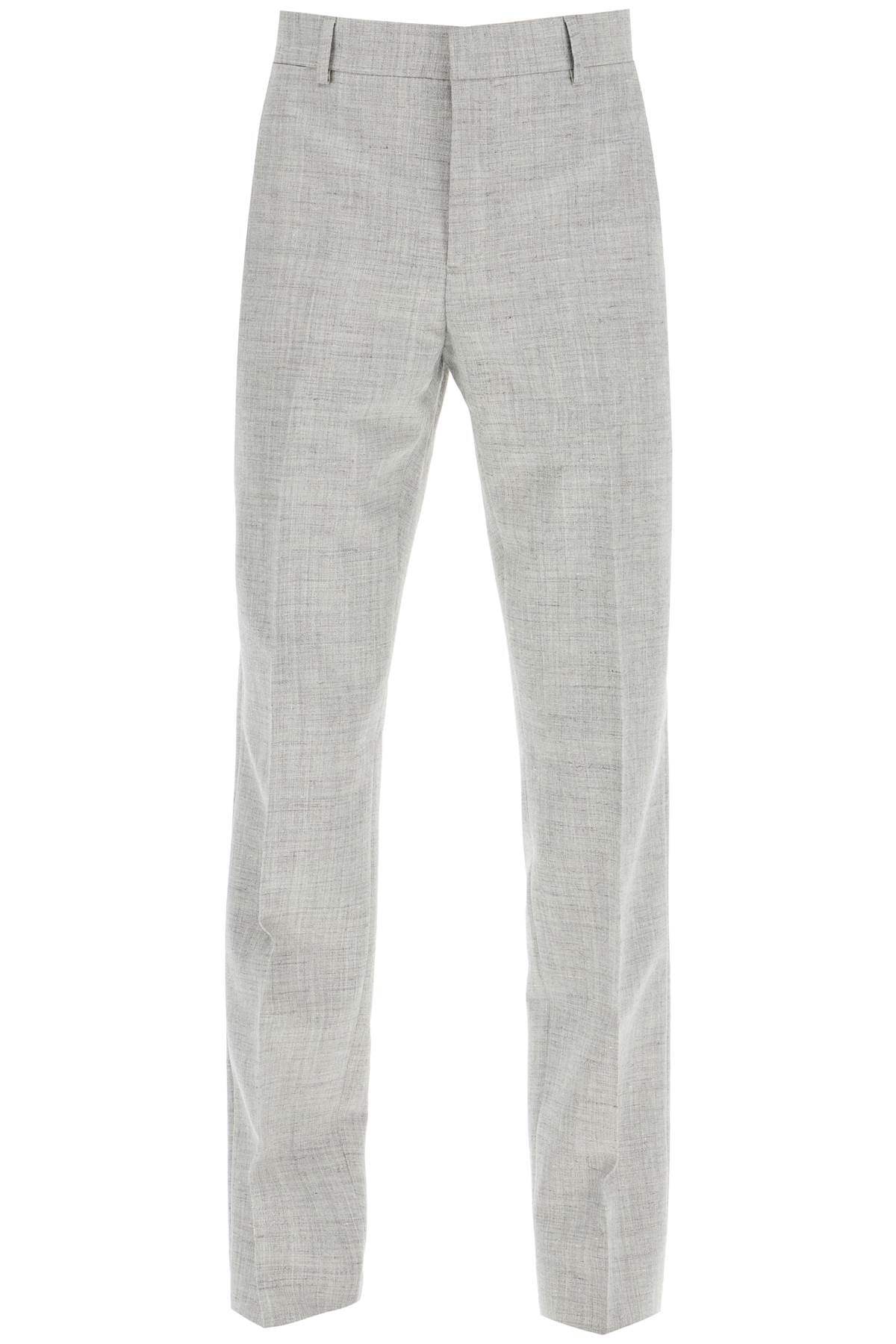 VERSACE Sleek Tailored Wool Cigarette Pants