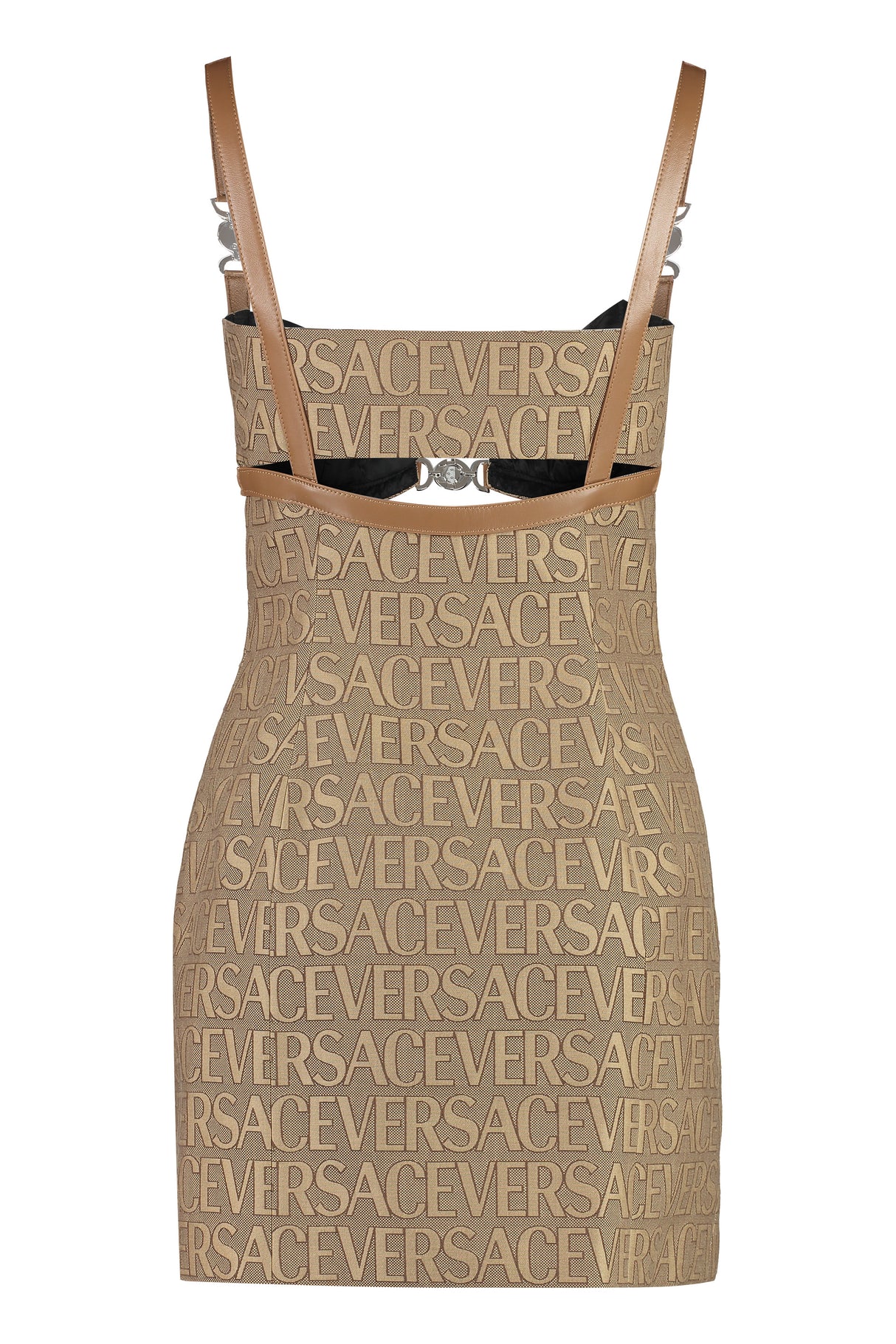 VERSACE Elegant Jaquard Mini Dress