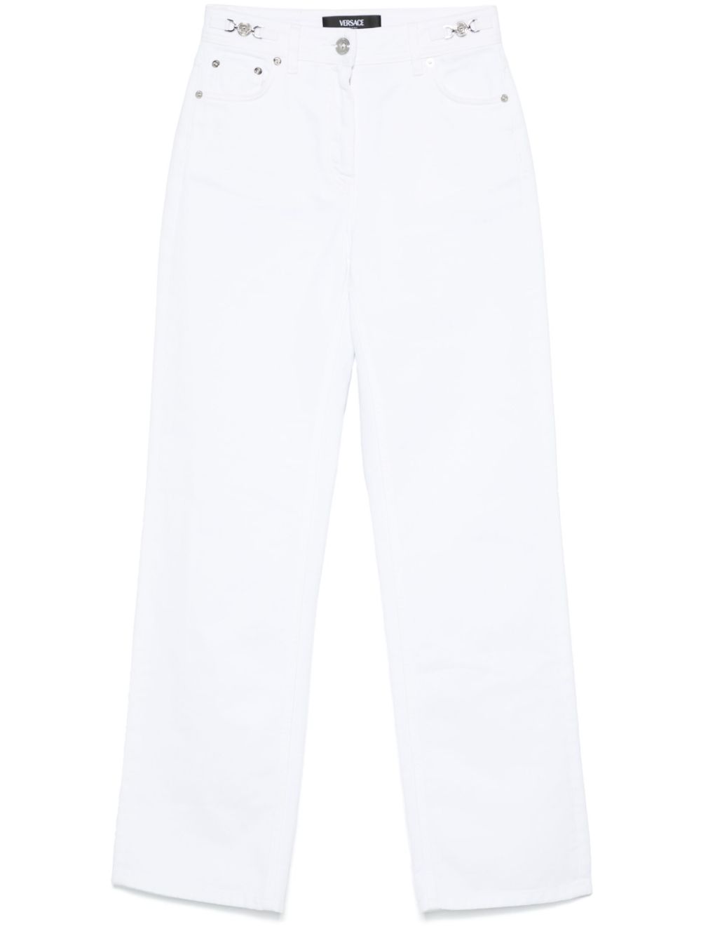 VERSACE Classic Denim Cotton Jeans for Women