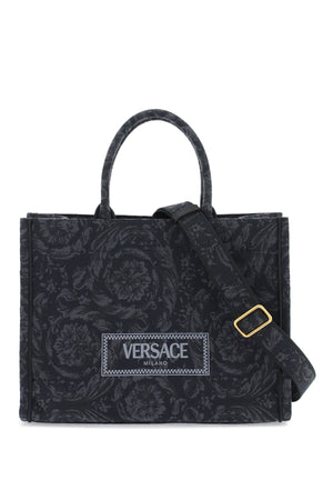 VERSACE Athena Baroque Mini Tote Handbag