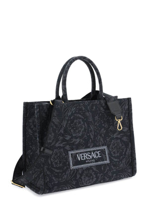 VERSACE Athena Baroque Mini Tote Handbag