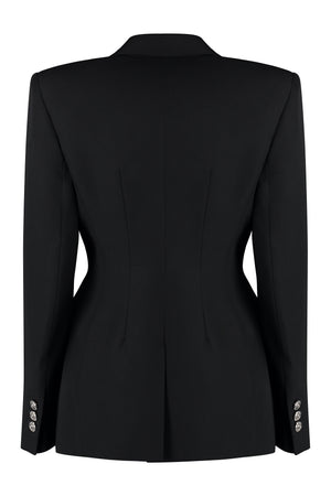 VERSACE Wool Single-Breasted Blazer