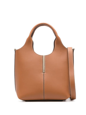 TOD`S Men's Leather Mini Shopping Tote Handbag