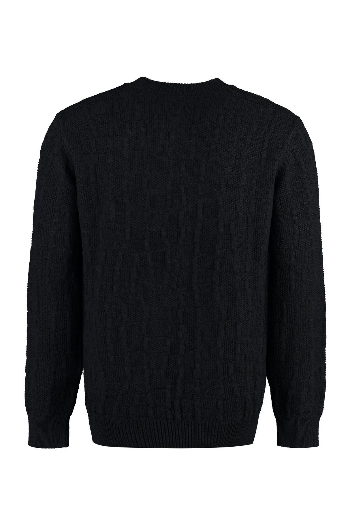 VERSACE Crew-Neck Wool Sweater for Men