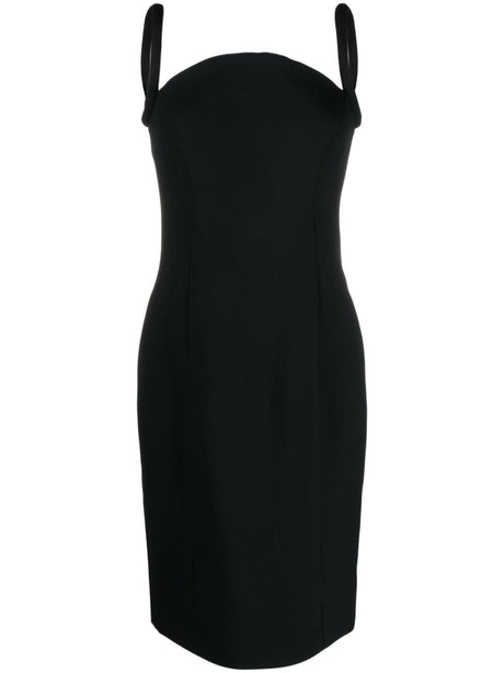 VERSACE Rolled Midi Dress - Slim Fit, Size 40 IT