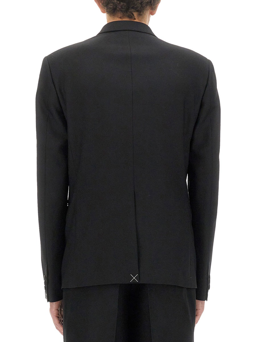 VERSACE Double-Breasted Blazer in Size 48