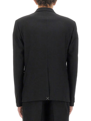 VERSACE Double-Breasted Blazer in Size 48