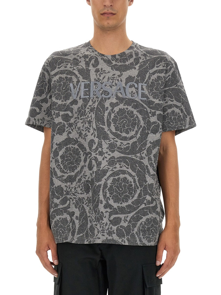 VERSACE Baroque Logo T-Shirt - Regular Fit Size L