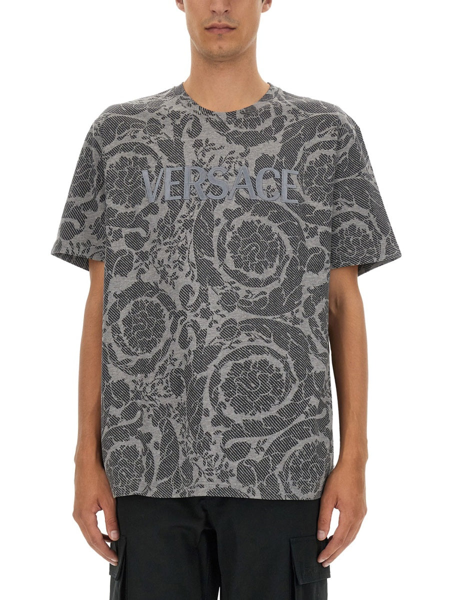 VERSACE Baroque Logo T-Shirt - Regular Fit Size L