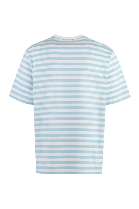 VERSACE Striped Cotton T-Shirt