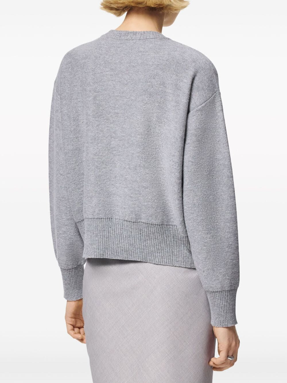 VERSACE Medusa Eggshell Knit Sweater for Women