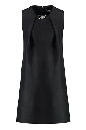 VERSACE Elegant Wool and Silk Mini Dress