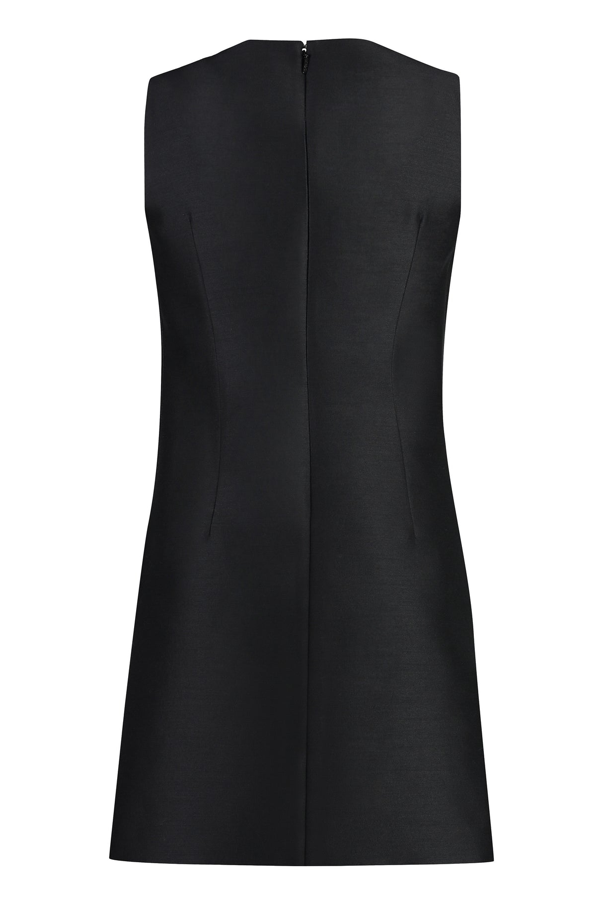 VERSACE Elegant Wool and Silk Mini Dress