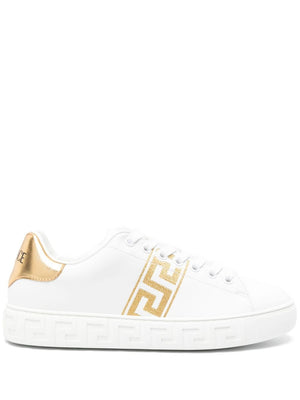 VERSACE Elegant Leather Sneakers for Women