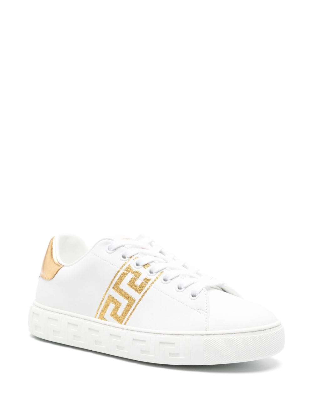 VERSACE Elegant Leather Sneakers for Women