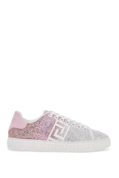 VERSACE Gradient Satin Sneaker for Women