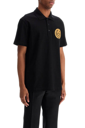 VERSACE Chain Crest Short-Sleeve Polo Shirt - Men’s Regular Fit