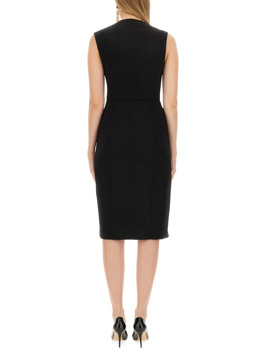 MOSCHINO Elegance Meets Comfort: Crepe Dress Size 40 IT