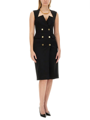 MOSCHINO Elegance Meets Comfort: Crepe Dress Size 40 IT