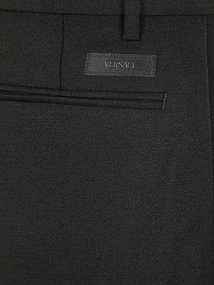 VERSACE Elegant Wool Blend Formal Pants for Men